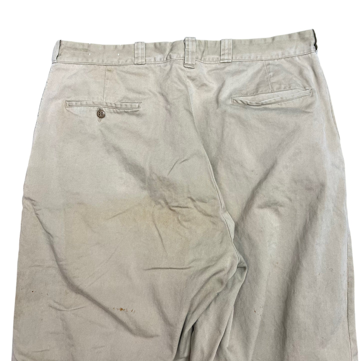 1950s Sail cloth khaki chino work pants (36w)