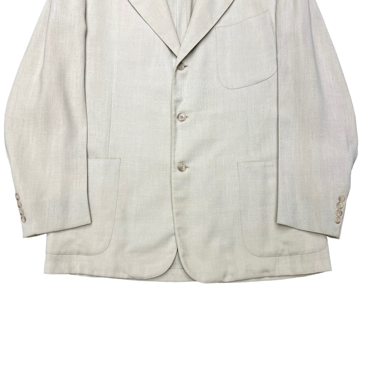 1940s Palm Beach linen summer jacket (L)