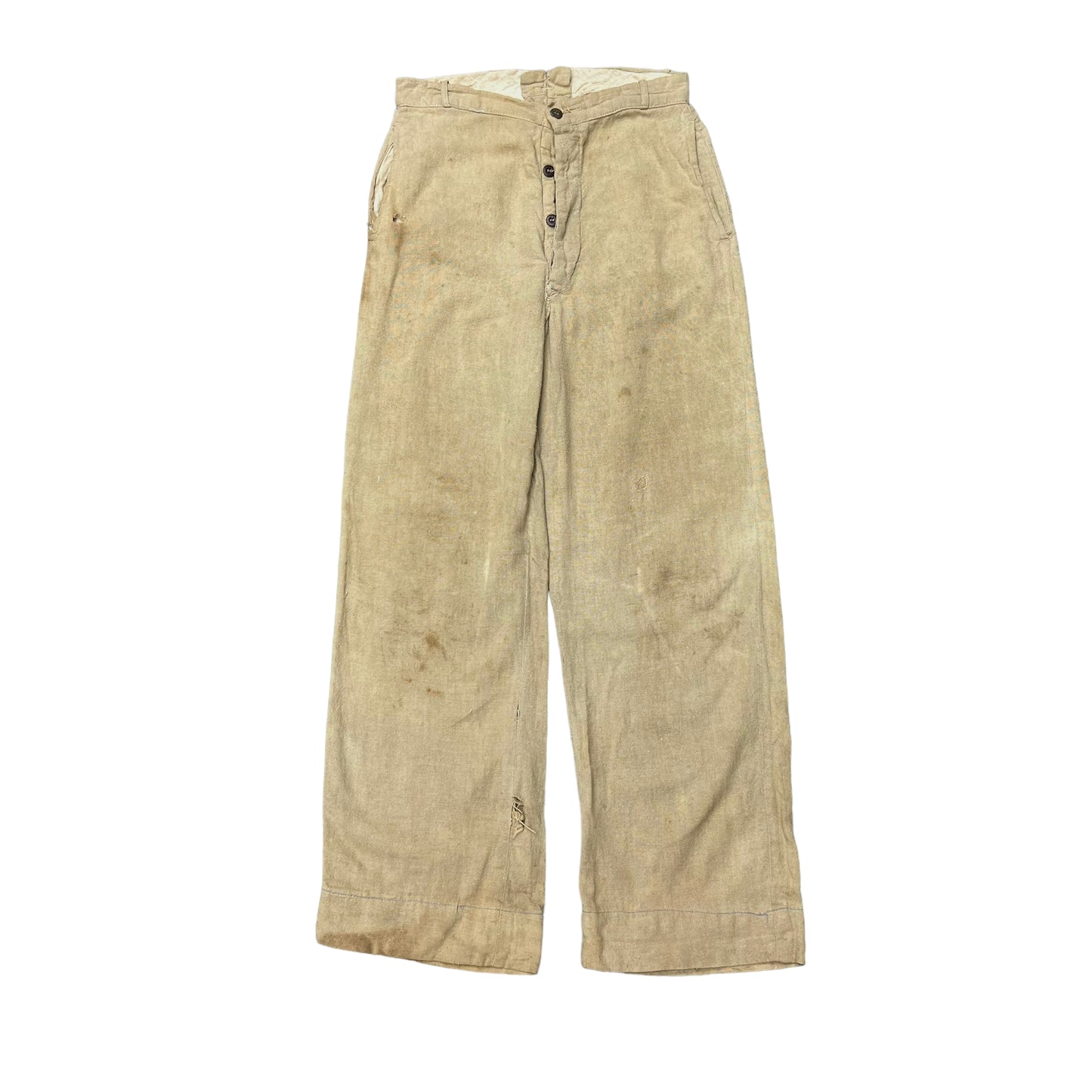 1920s Women’s Linen work pants (26w)