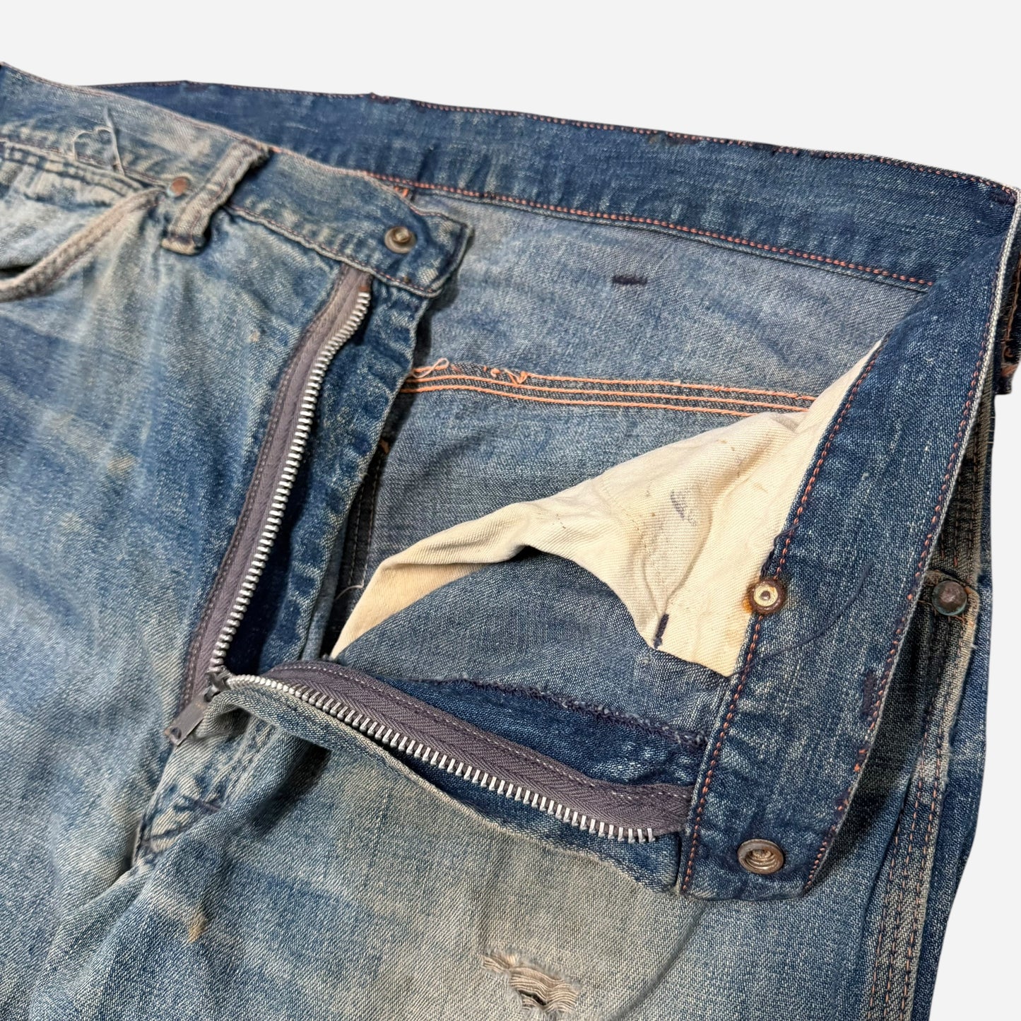 1950s Repaired sanforized jeans (32w)