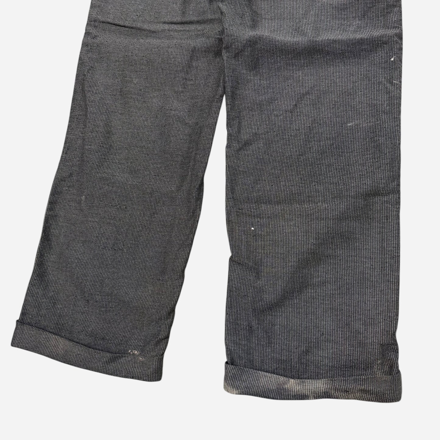 1940s Big Mac Stifel moleskin salt & pepper button fly work pants (33w)