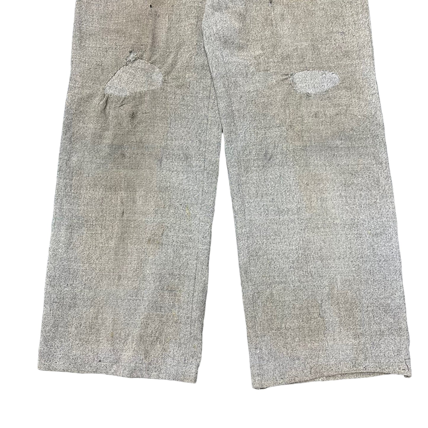 1930s Repaired wool fleck pants kover zipper (28w)