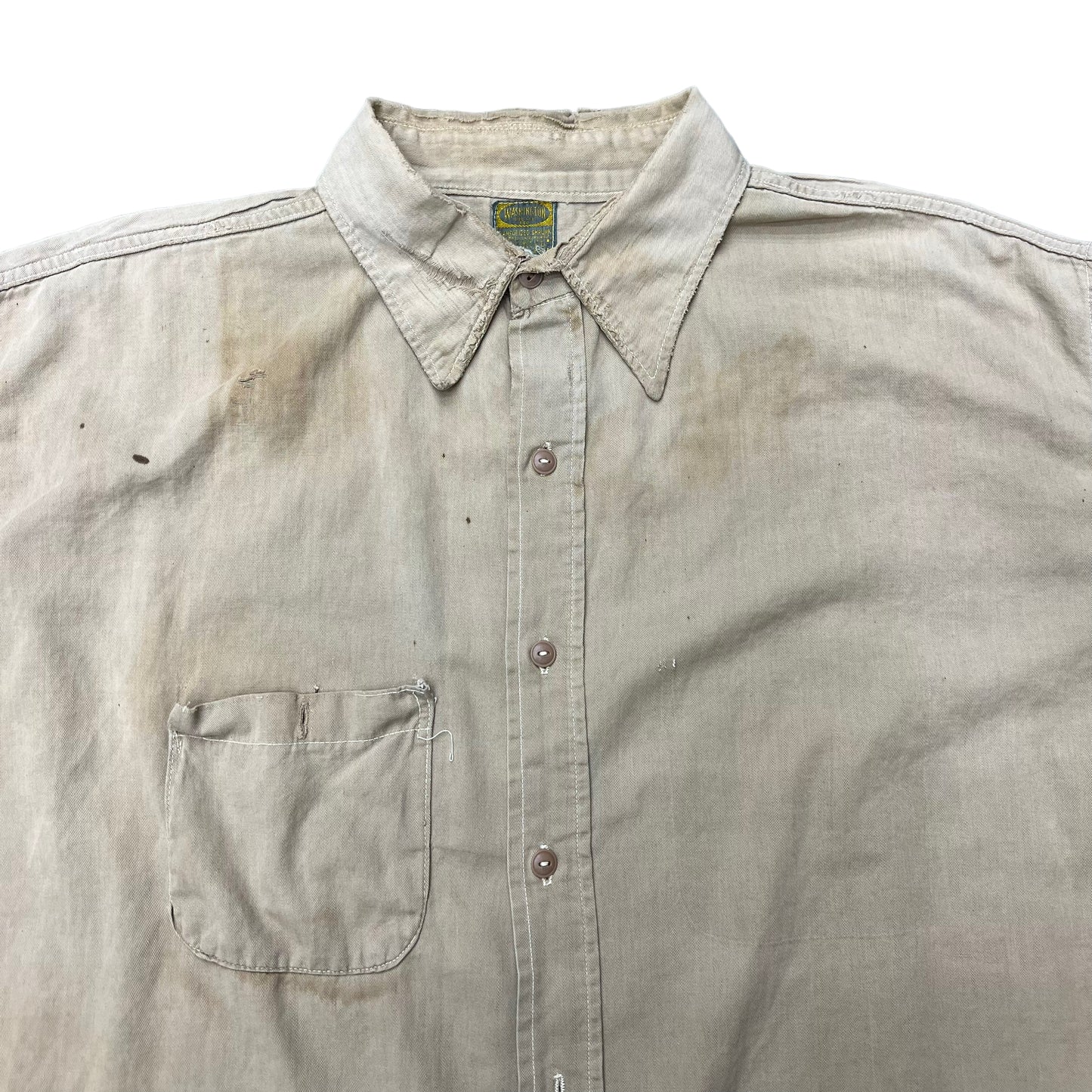 1940s Deecee khaki shirt (XXL)