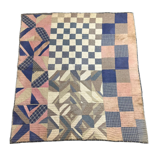 1920s-1930s Quilt (78”x71”)