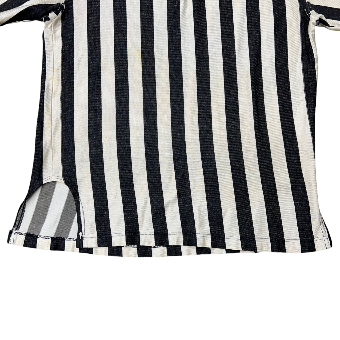 1960s Rayon striped referee jersey shirt (M)