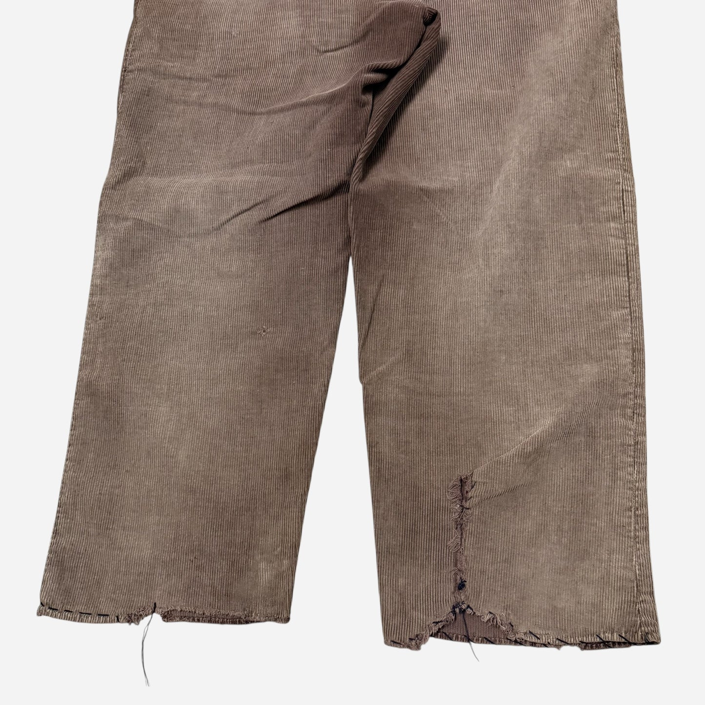 1950s Brown repaired corduroy pants (34w)