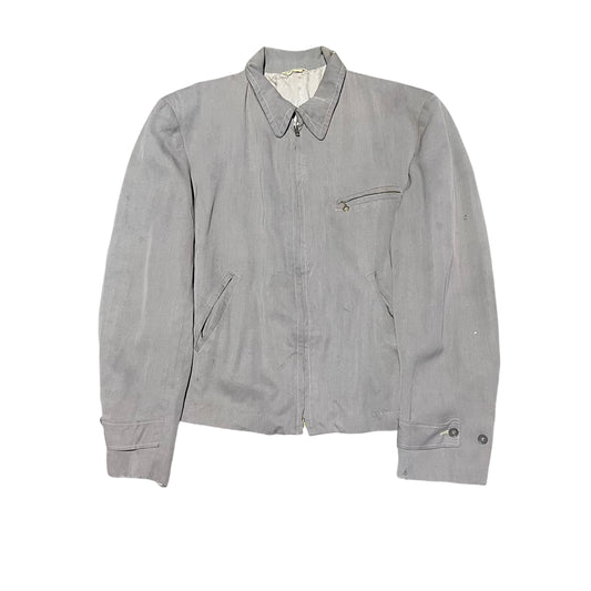 1940s Gabardine belt back jacket (M)