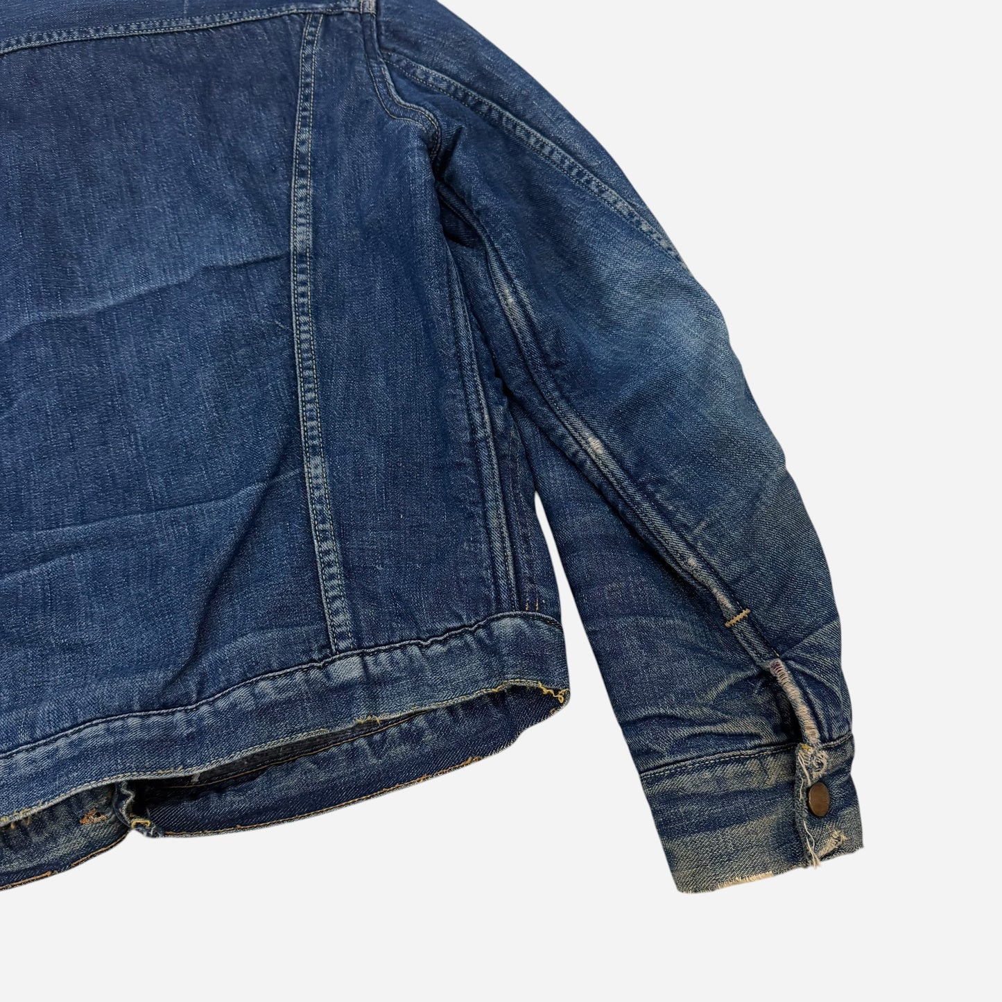 1950s Wrangler blanket lined denim jacket (M)