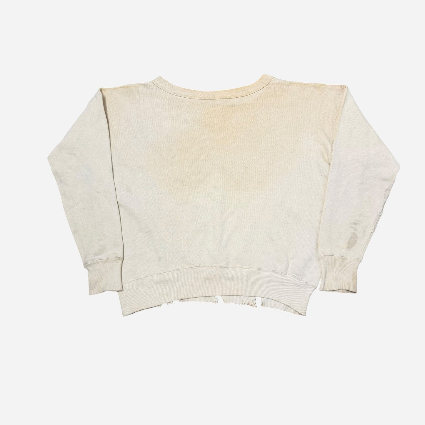 1950s Peg leg print sweatshirt (L)