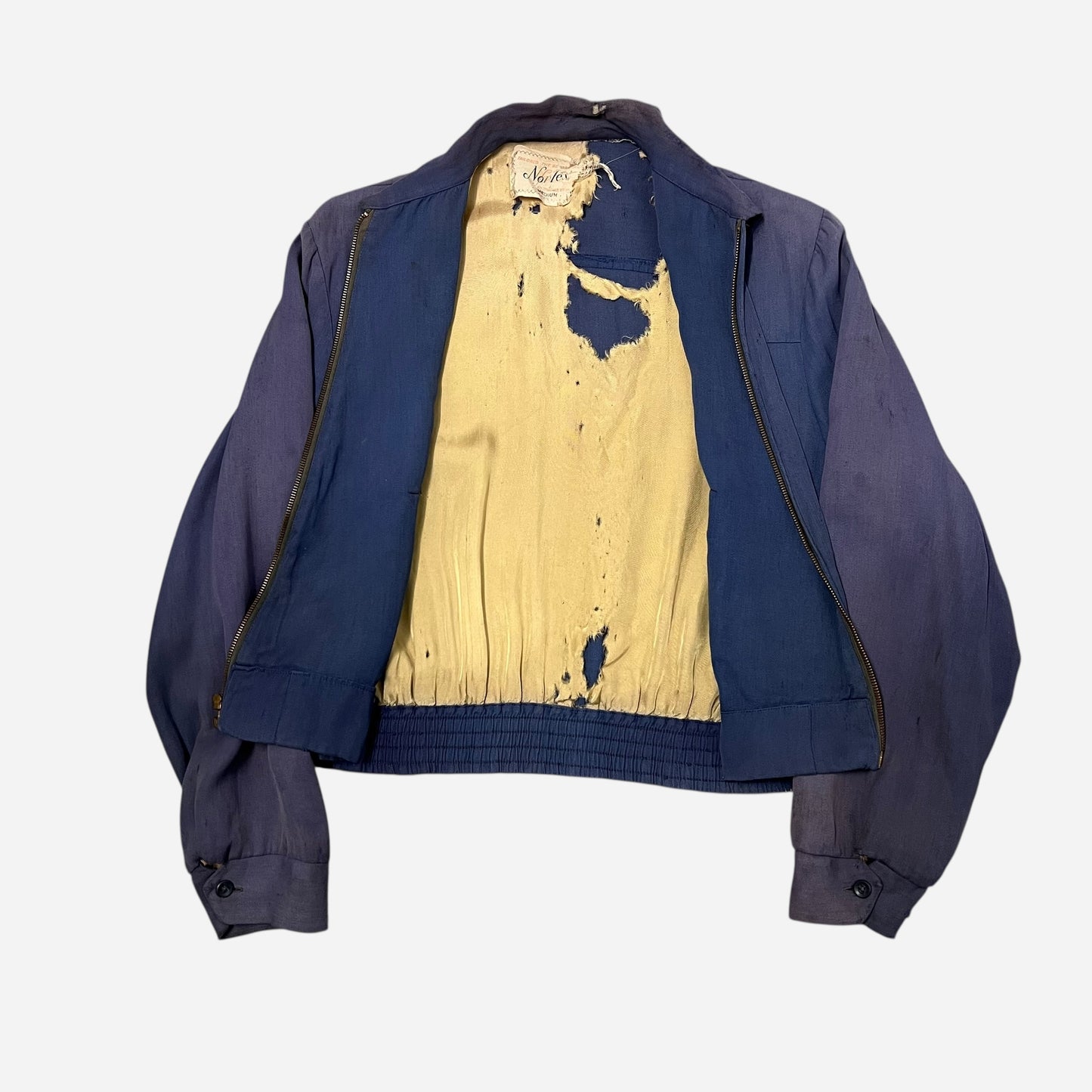 1950s Sun faded purple rayon jacket (M)