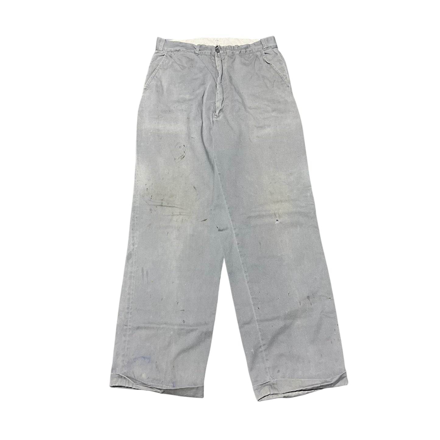 1950s Gray chino work pants (30w)