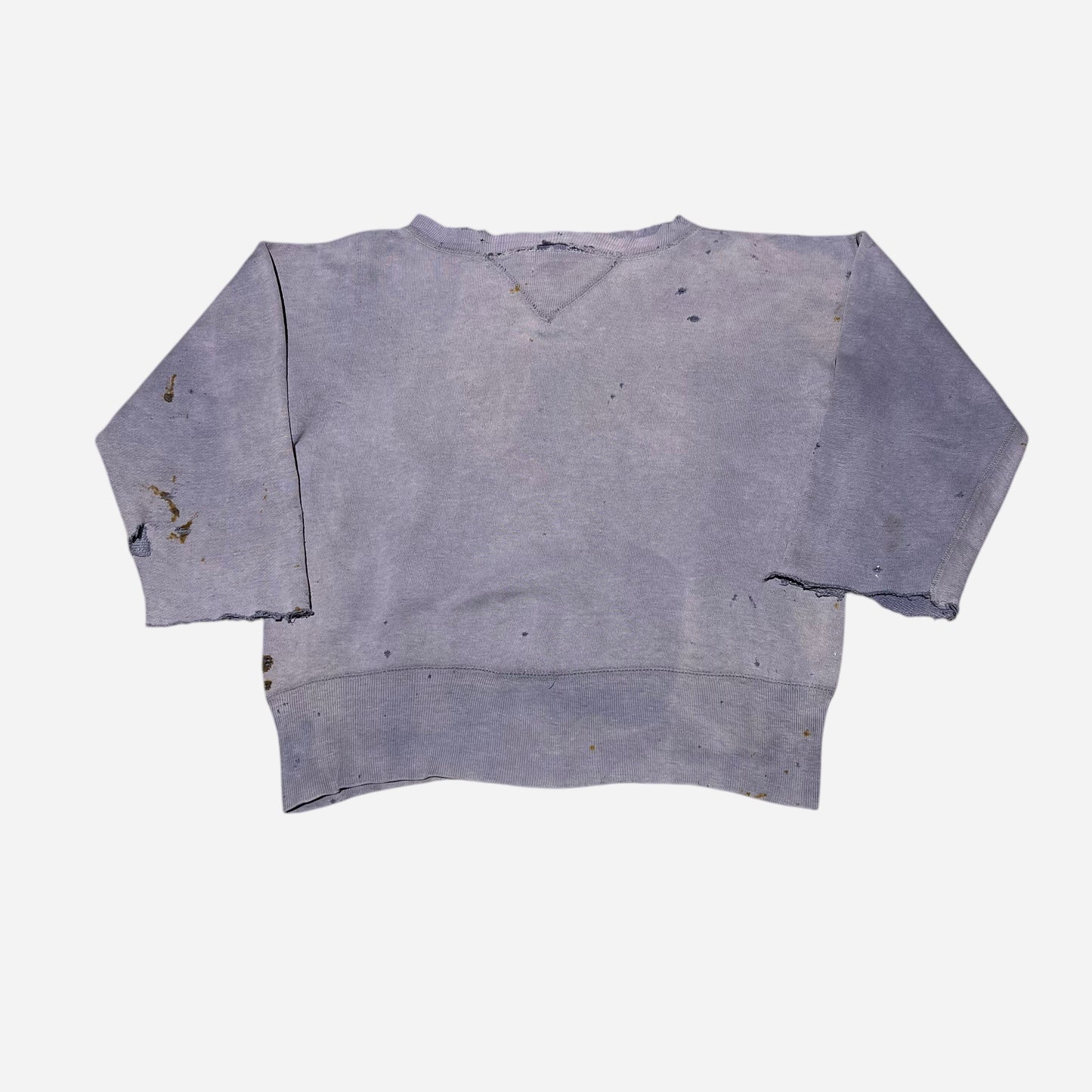 1930s 1940s Purple double v sweat shirt (S/M)