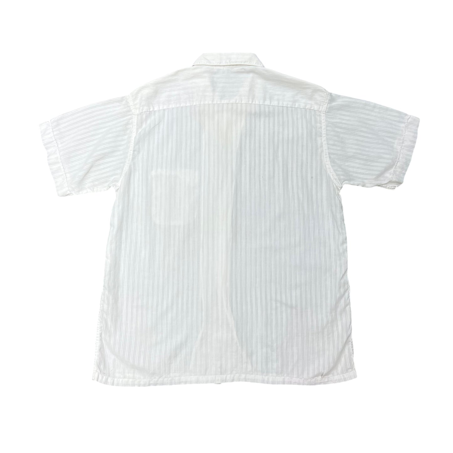 1950s Sportswear white cotton shirt (M)