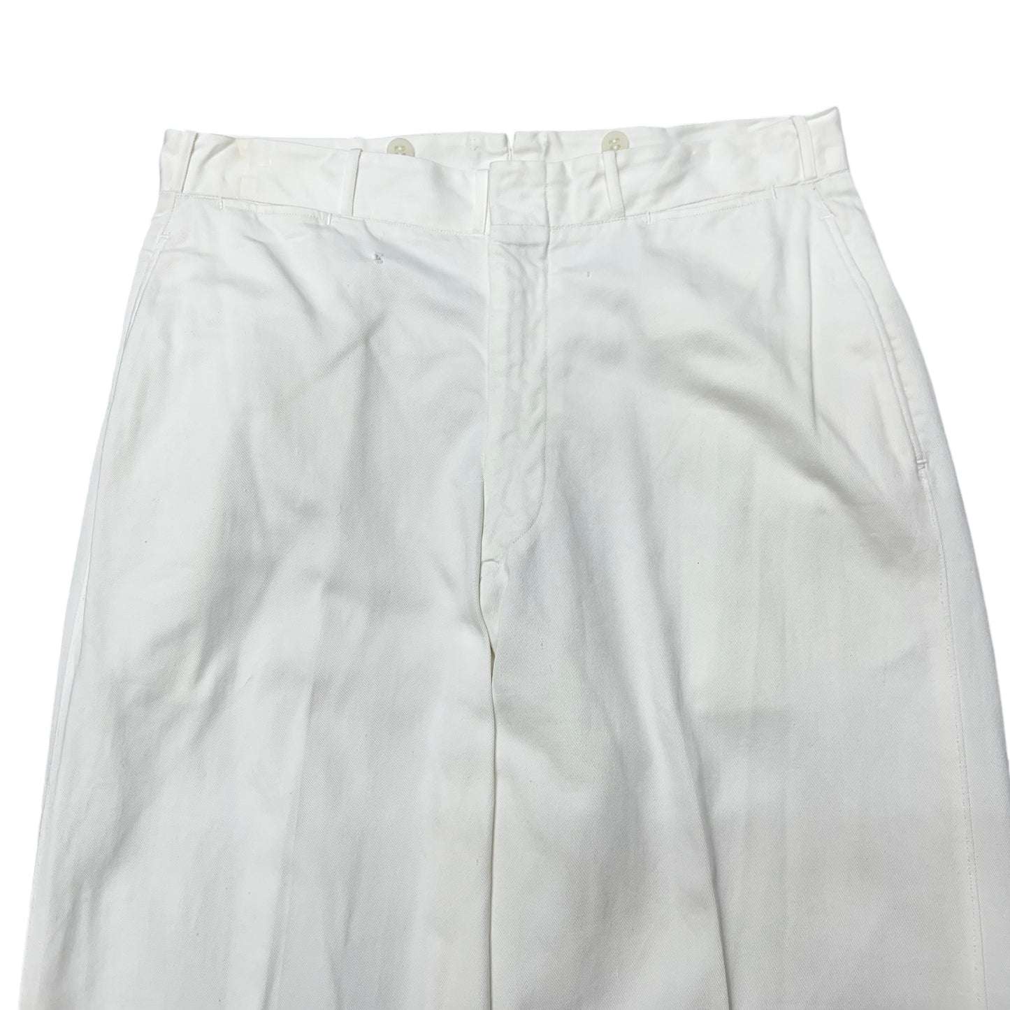 1940s White USN pants (32w)