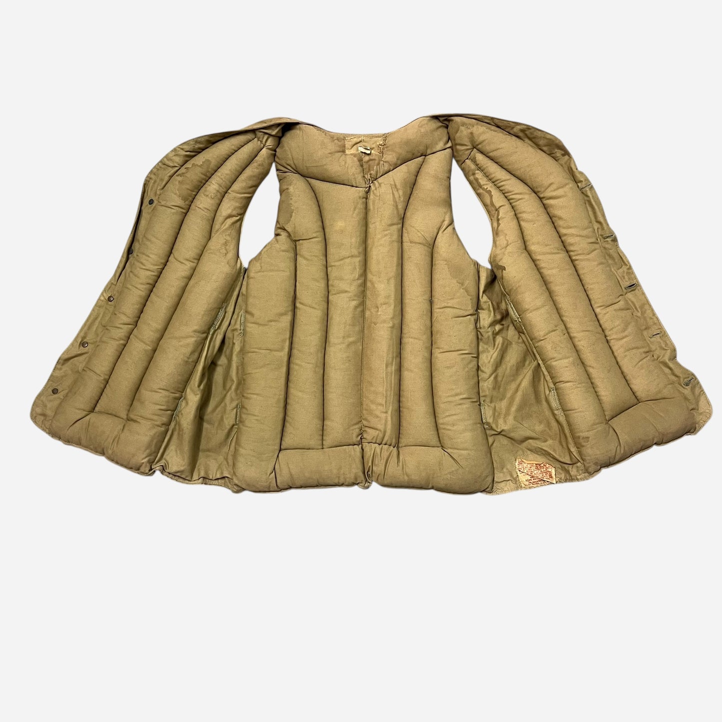1940s WWII cotton ribbed life vest (M)