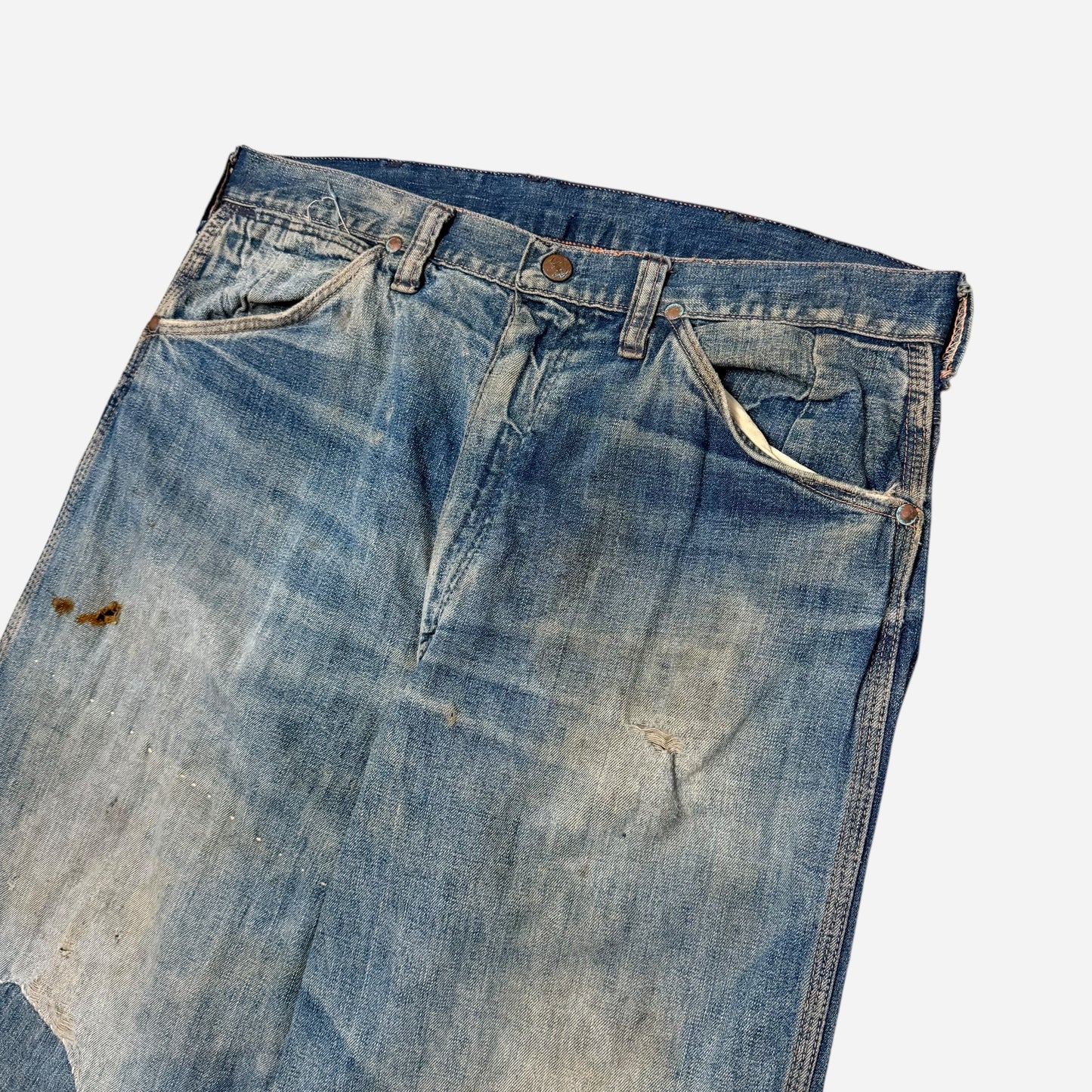 1950s Repaired sanforized jeans (32w)