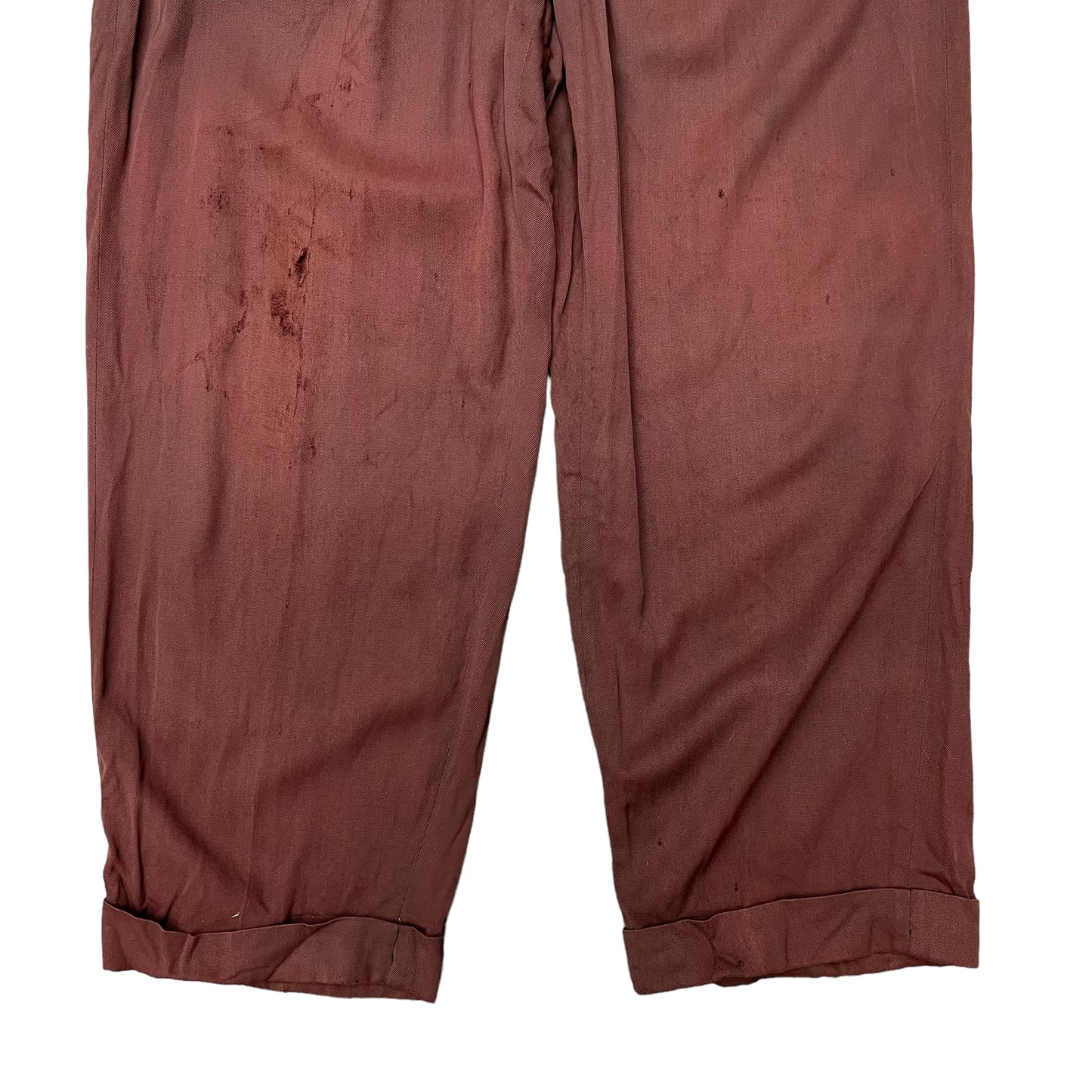 1950s Brown faded gabardine pants (36w)