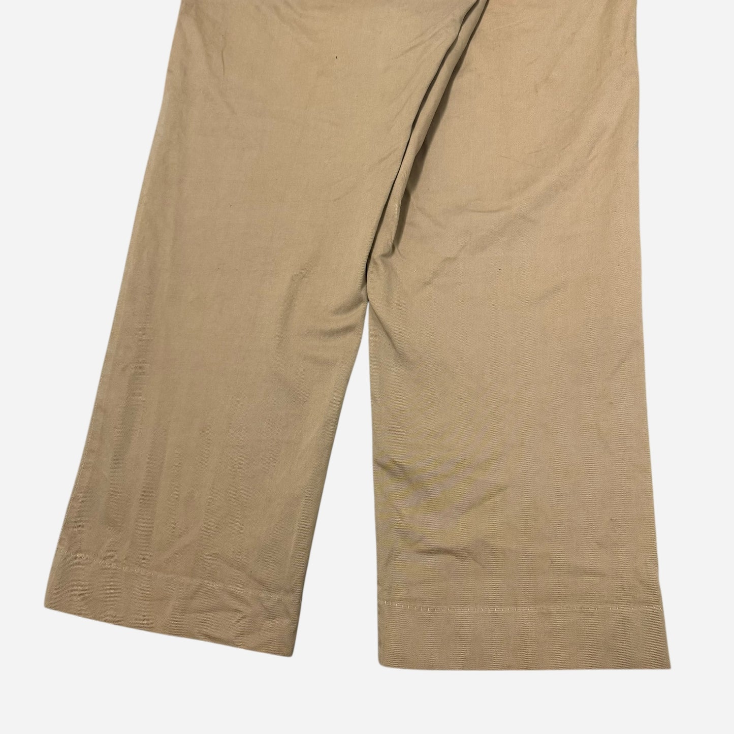 1940s WWII US Army button fly khaki chinos (32w)