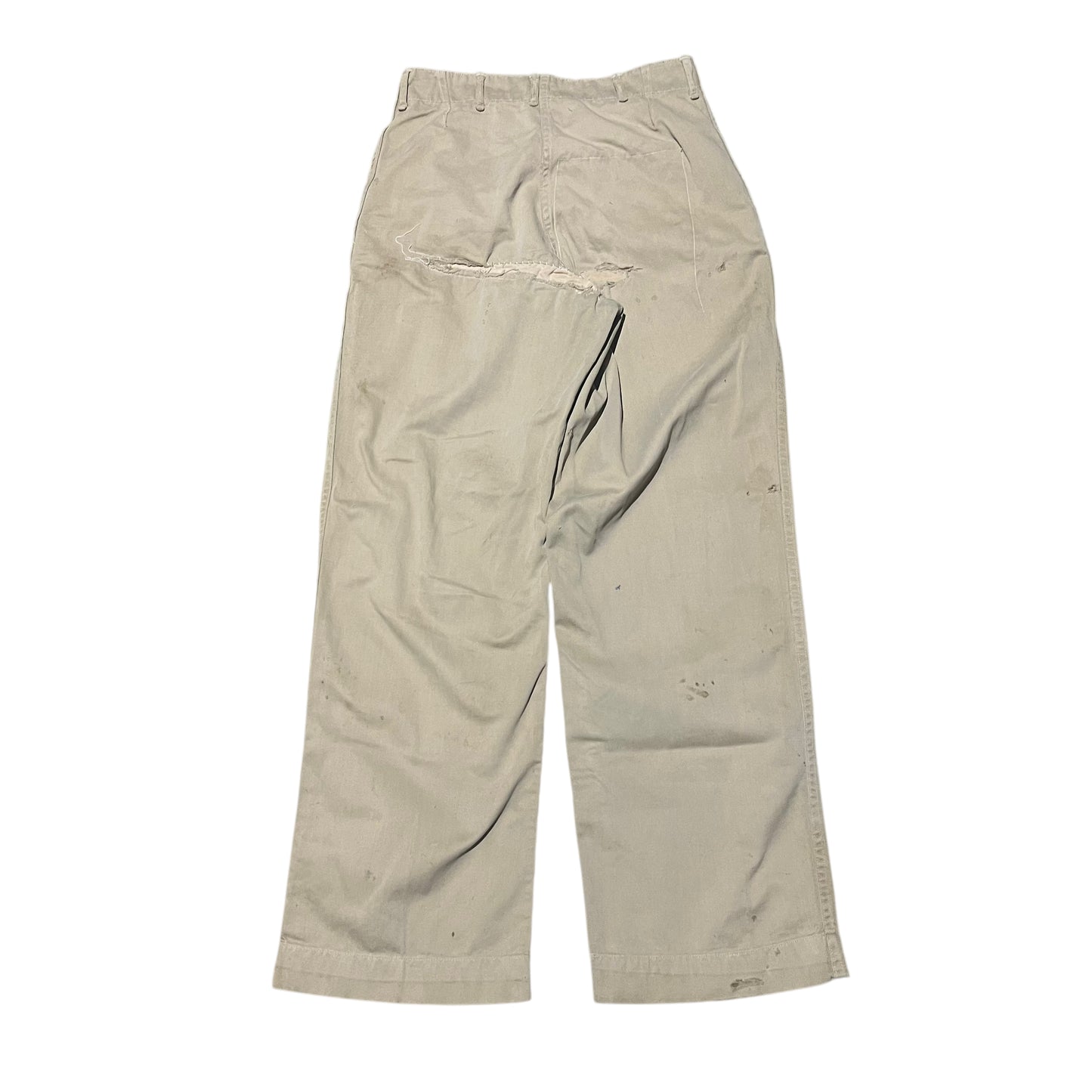 1940s WWII US Army khaki chino pants (28w)