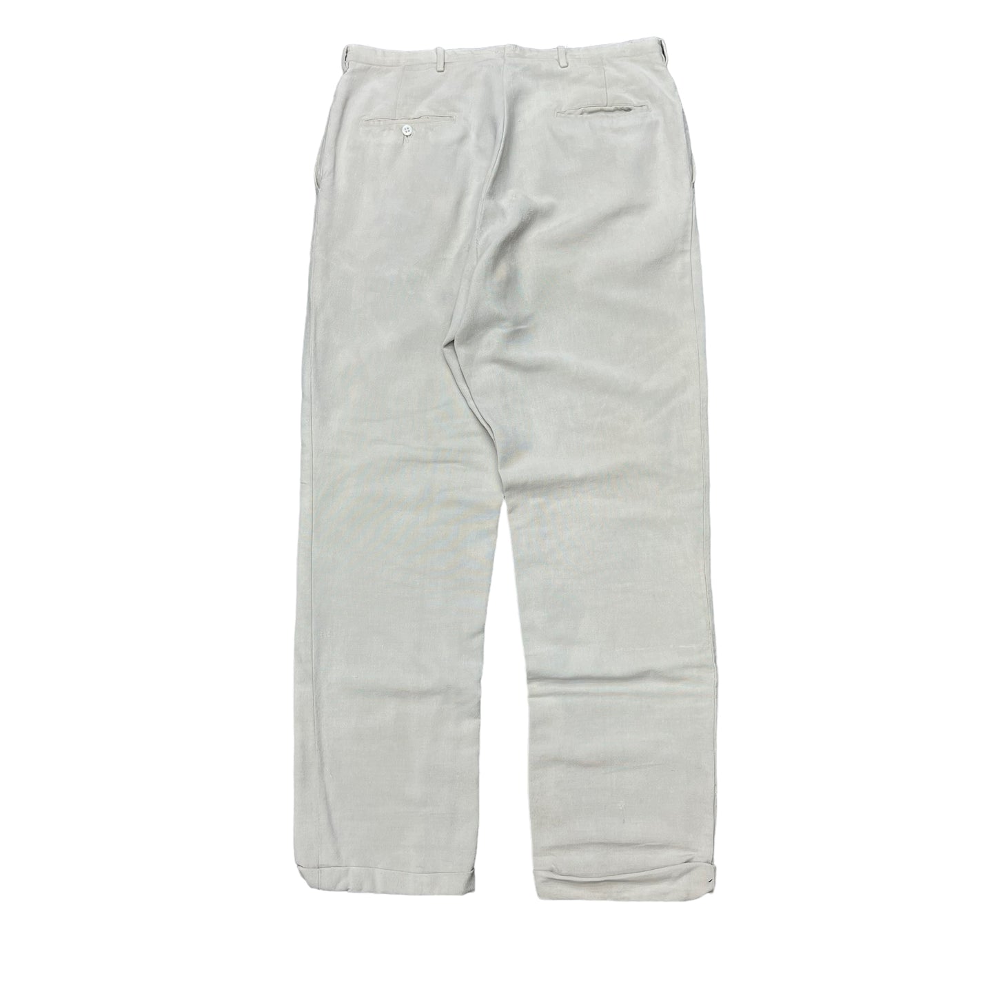 1930s-1940s Palm Beach white cloth pants (34w)