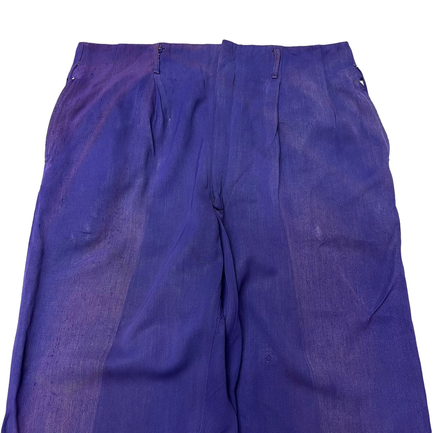 1940s As-is faded purple gabardine pants (33w)