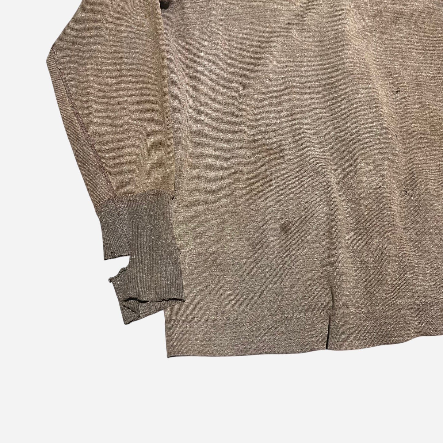 1940s Brown cotton cardigan (M/L)