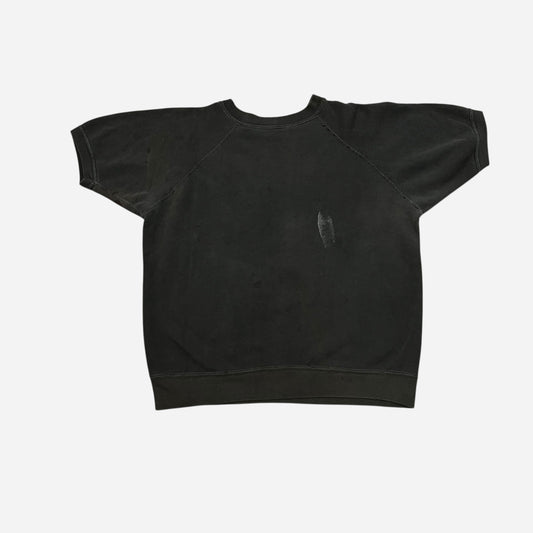1960s Black short sleeve sweatshirt (M)
