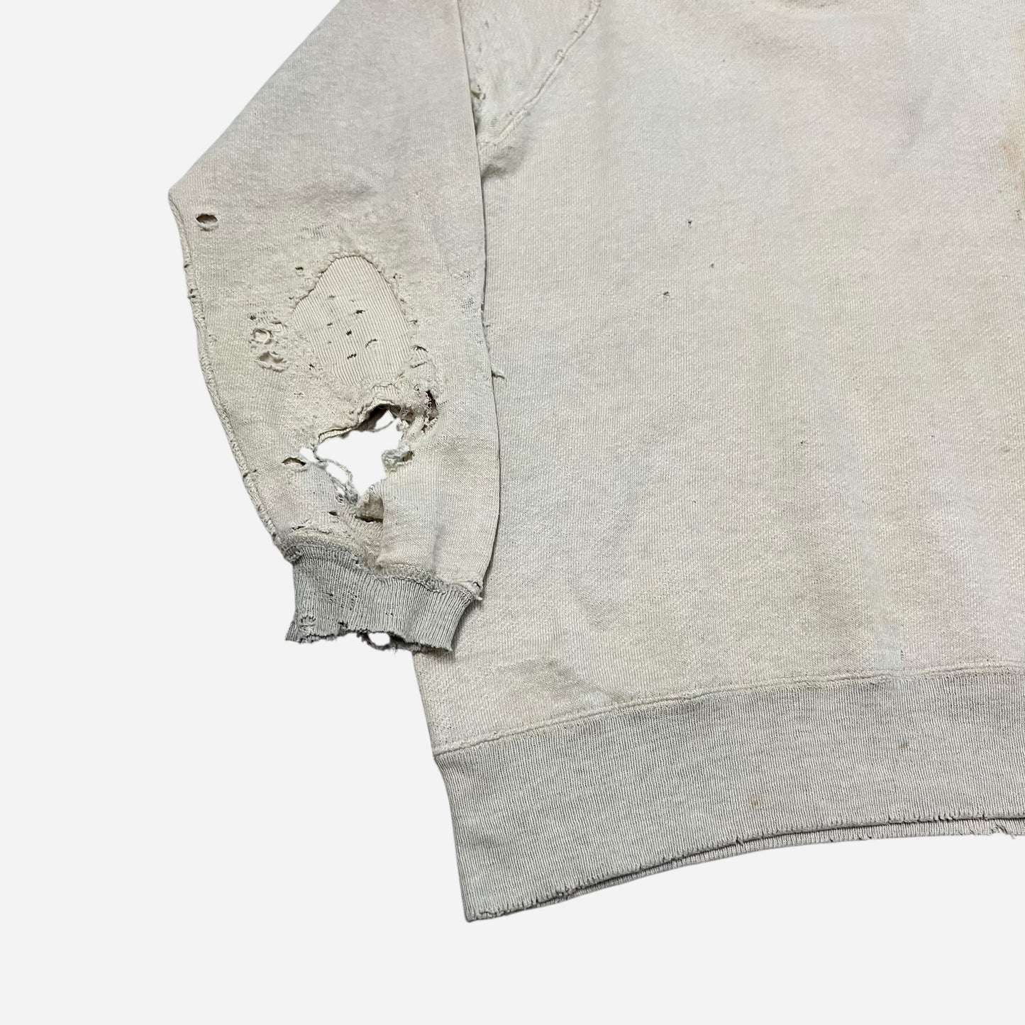 1930s Two toned heavily repaired sweat shirt (L)