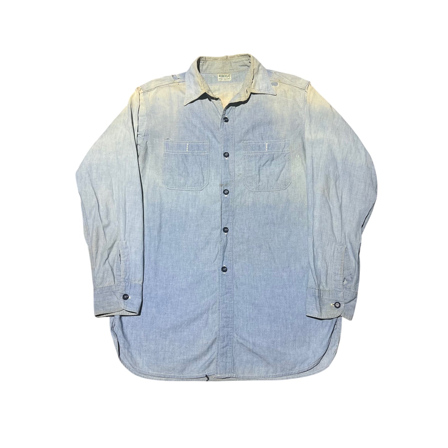 1940s 1950s Hercules chambray (M/L)