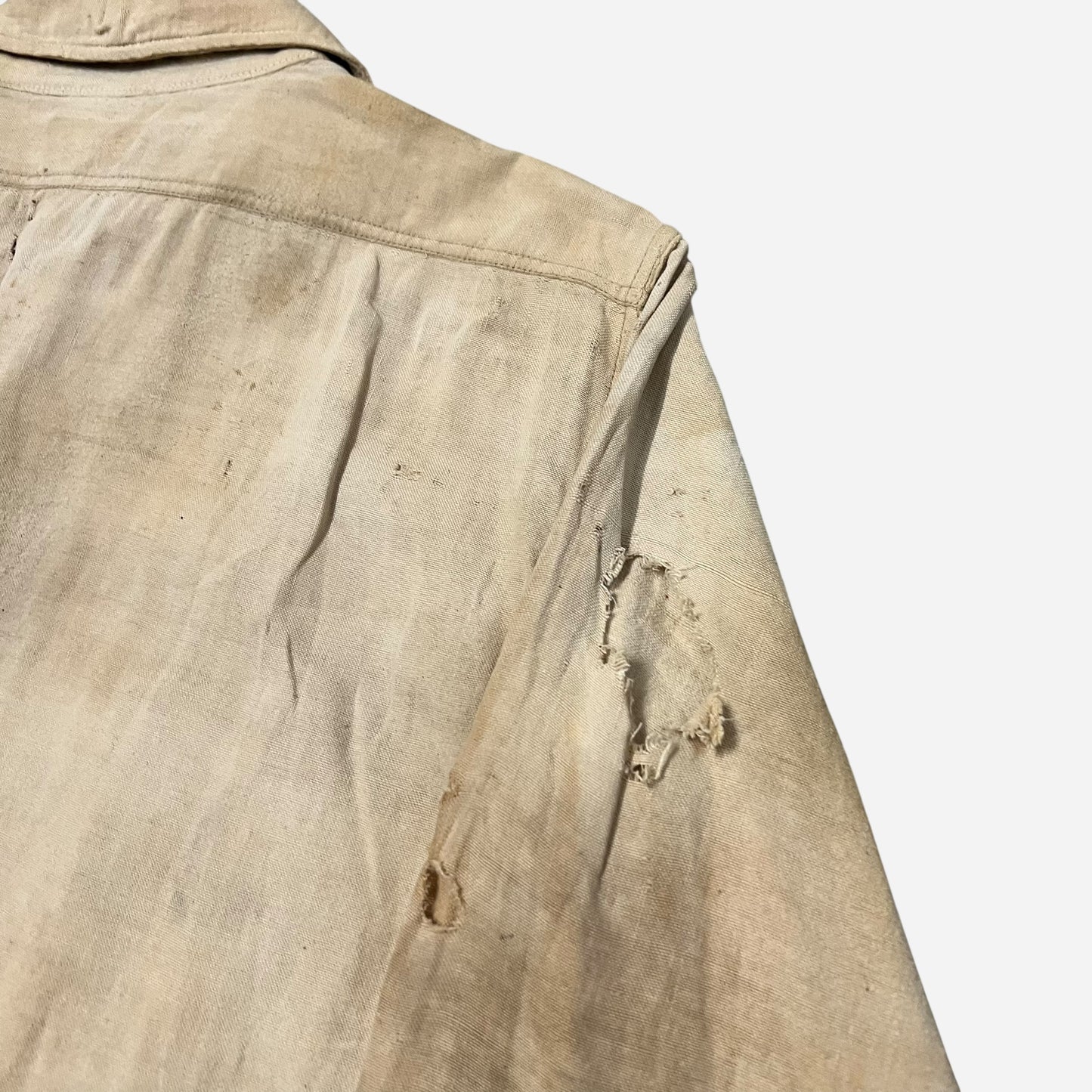 1930s Gold Star heavy cotton flannel work shirt (L)