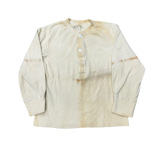 1940s WWII white thermal sweat (M)