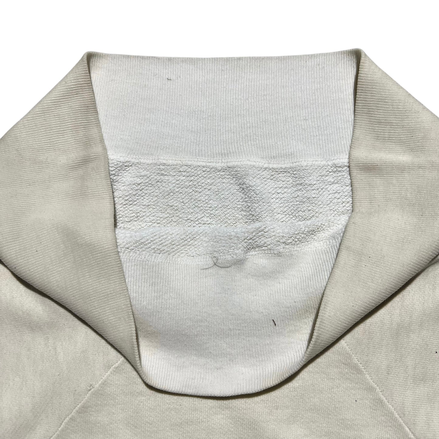 1960s Hanes white cut off sweatshirt (M)