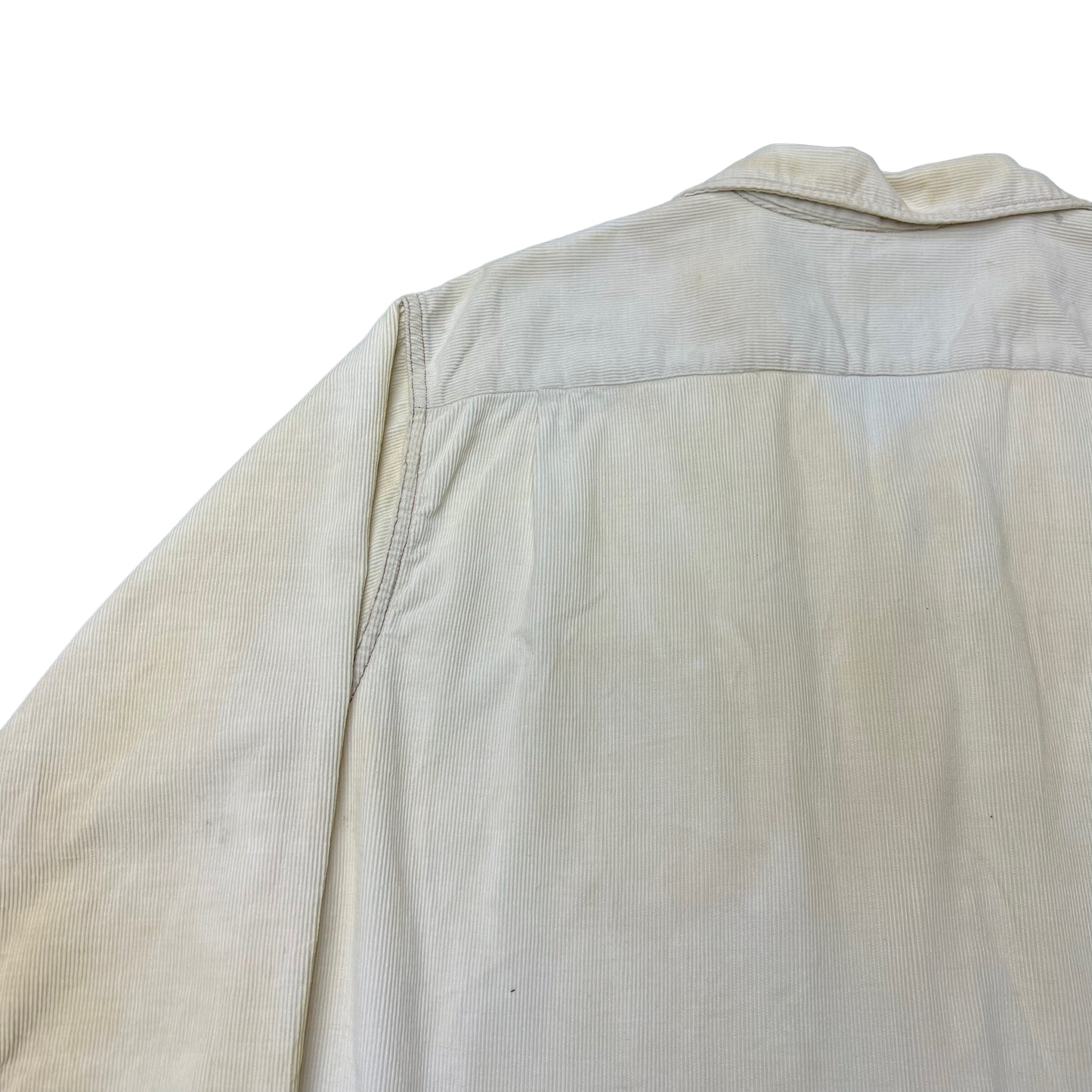 1950s 1960s Hampton corduroy loop collar shirt (XL)