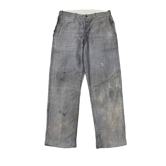 1940s As-is Stifel salt and pepper moleskin work pants (34w)