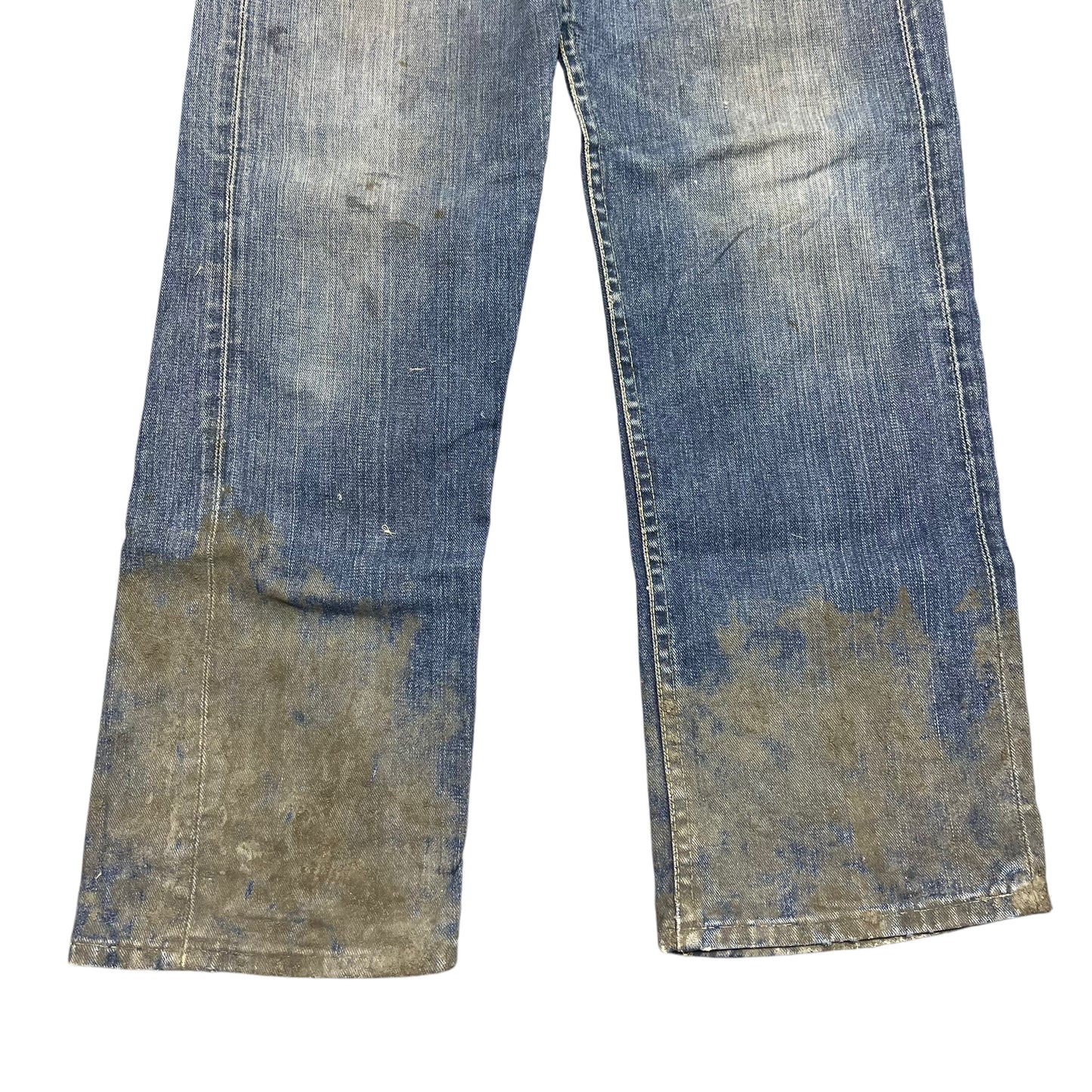 1950s Lee Riders half selvedge denim cowboy jeans (28w)