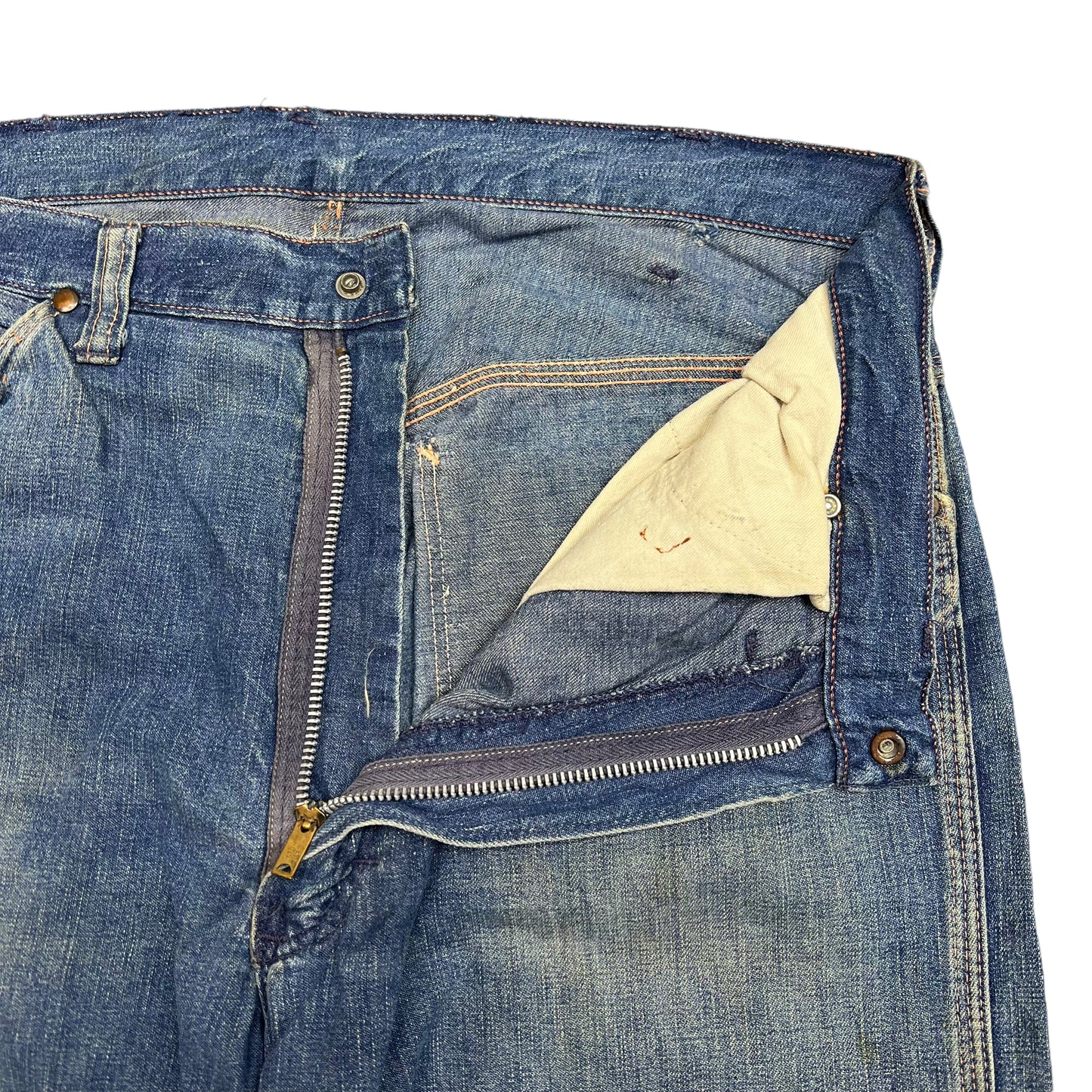 1950s Sanforized carpenter denim jeans (33w)