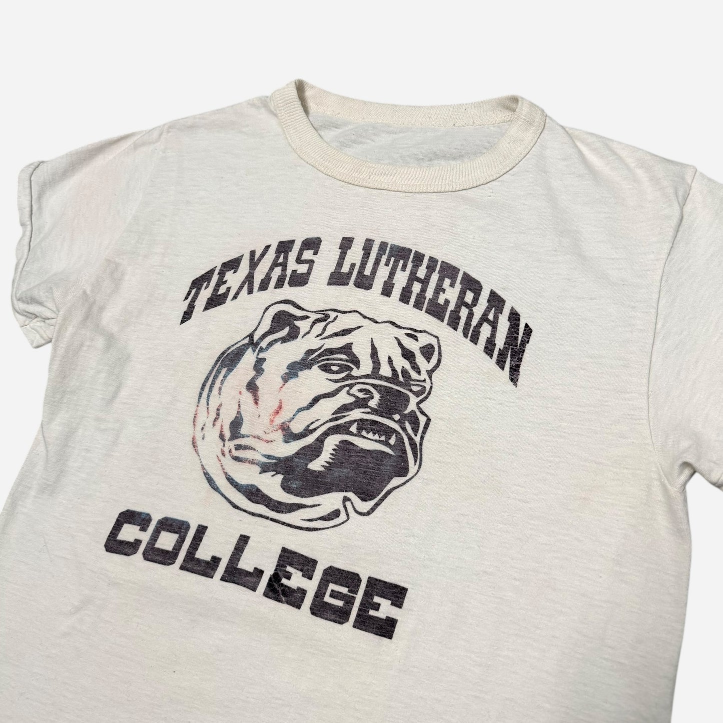 1950s Texas bulldog graphic collegiate t shirt (M)