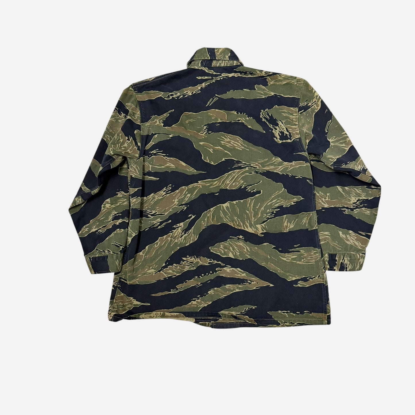 1970s Tiger stripe camo shirt (S)