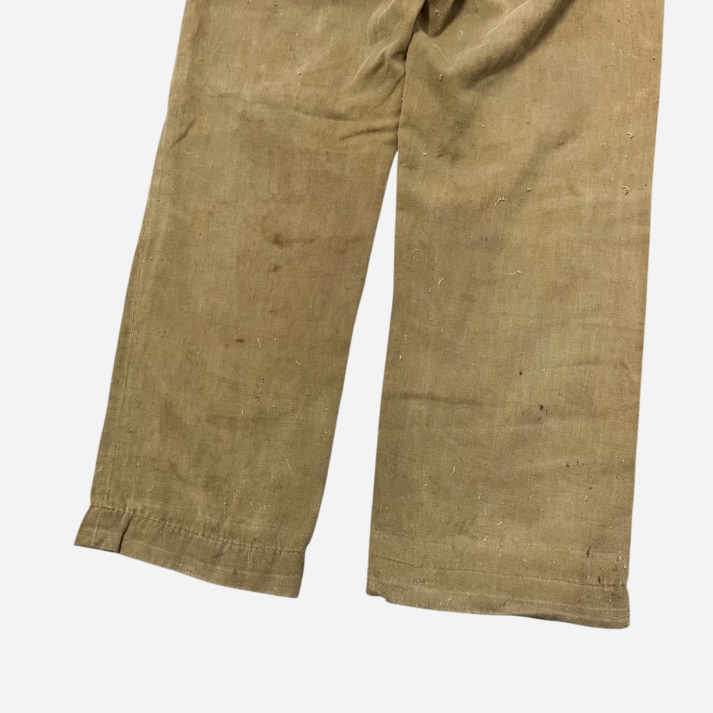 1920s Light cotton button fly pants (30w)