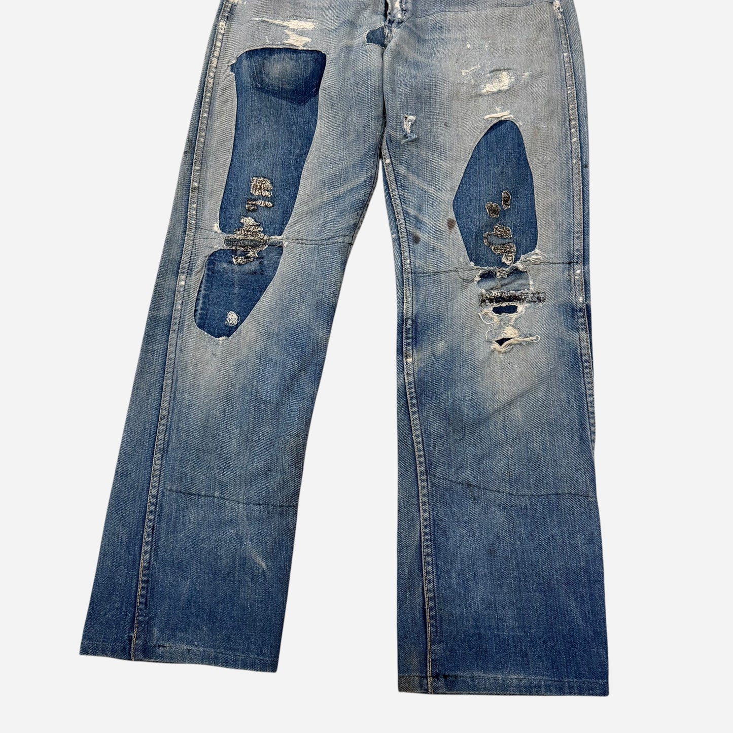 1950s Wrangler Blue Bell repaired jeans (30w)