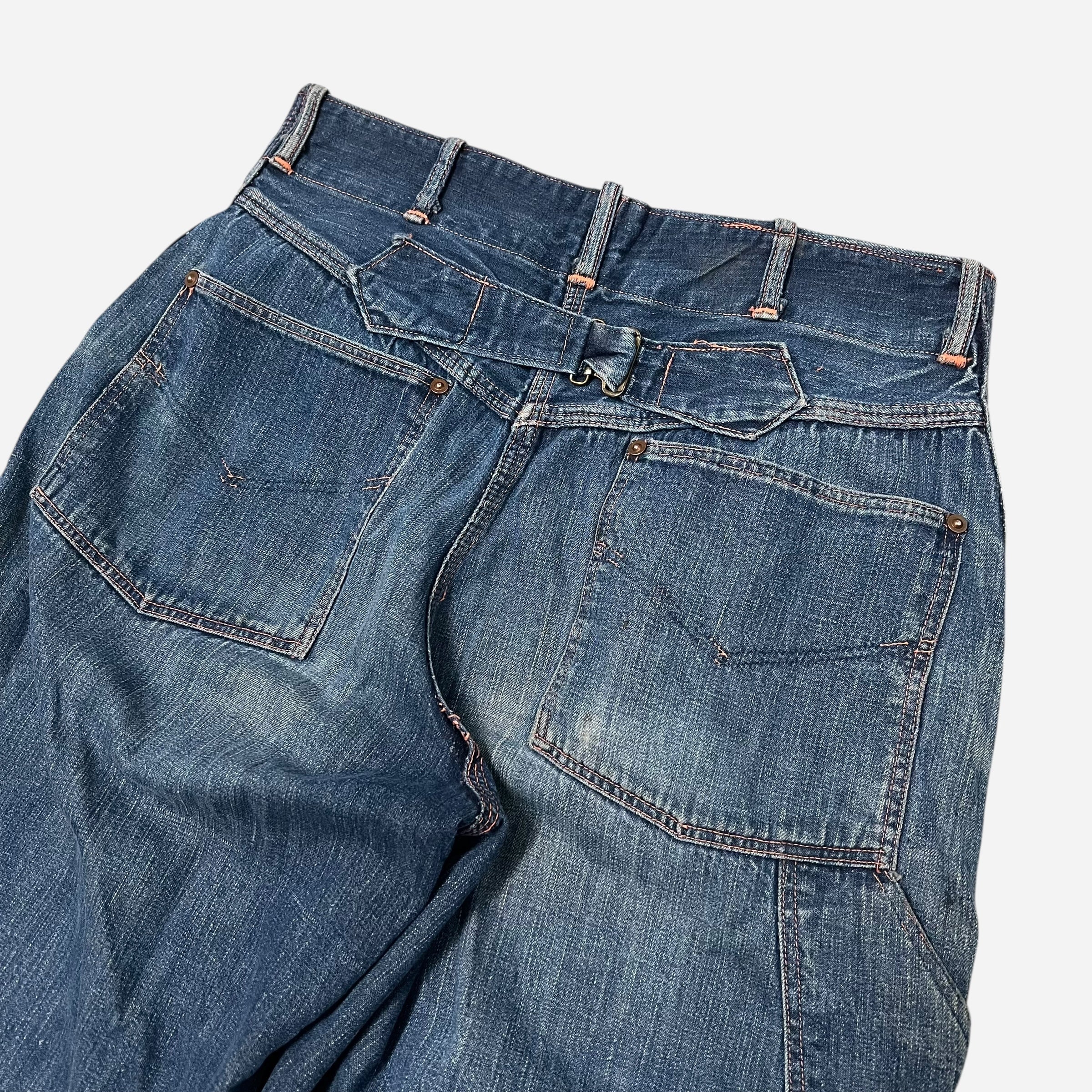 た*う様 40s N&W mule flap denim ドーナツボタン