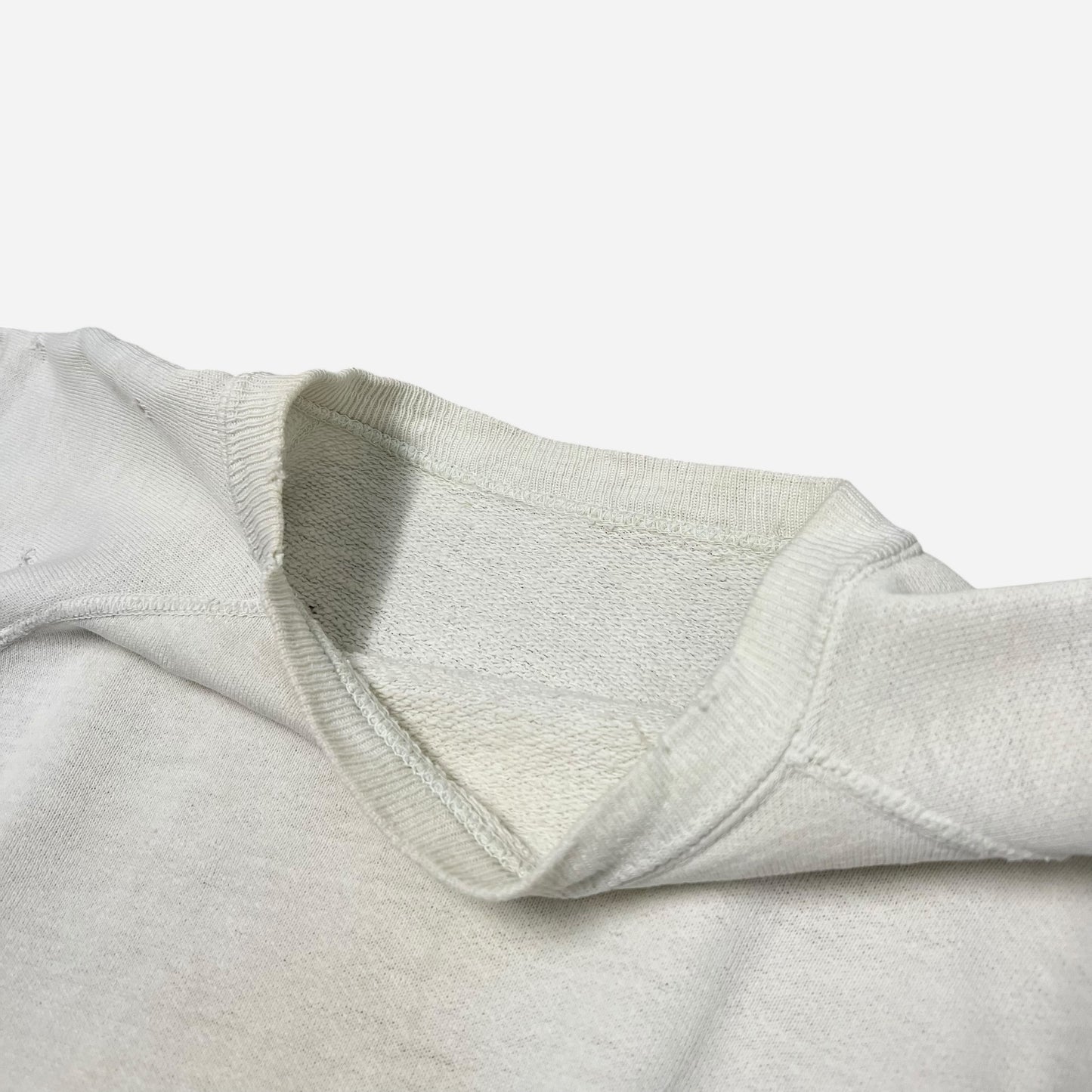 1950s White cut off sweatshirt (XL)