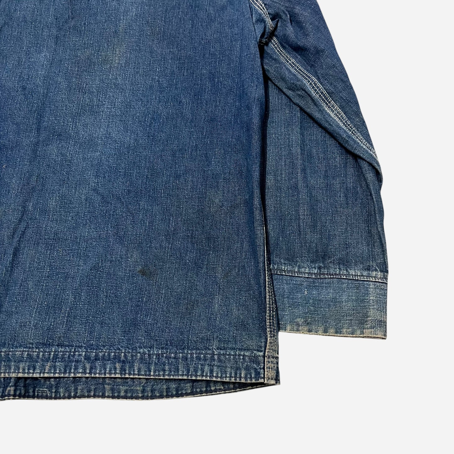 1950s Unbranded denim chore jacket (XL)