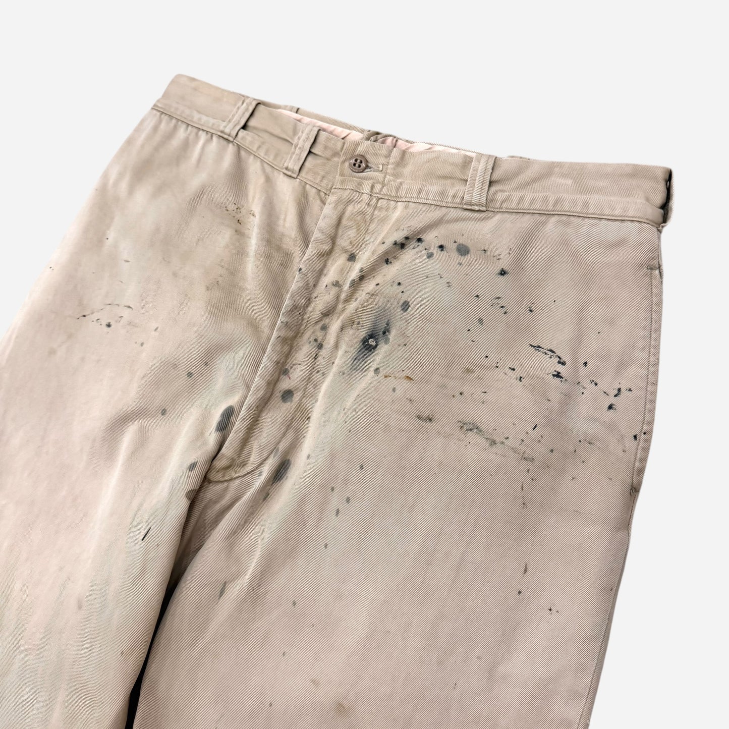 1950s Khaki chino work pants (35w)