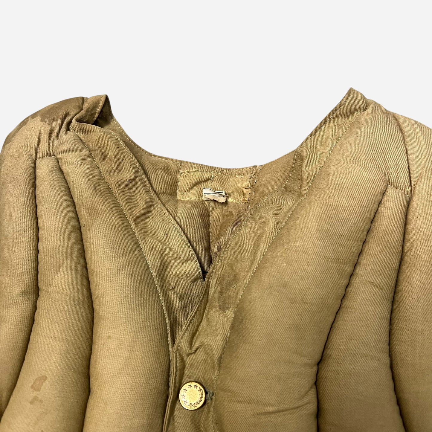 1940s WWII cotton ribbed life vest (M)