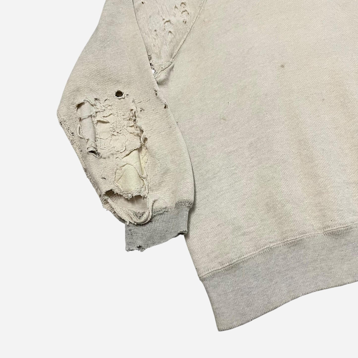 1930s Two toned heavily repaired sweat shirt (L)