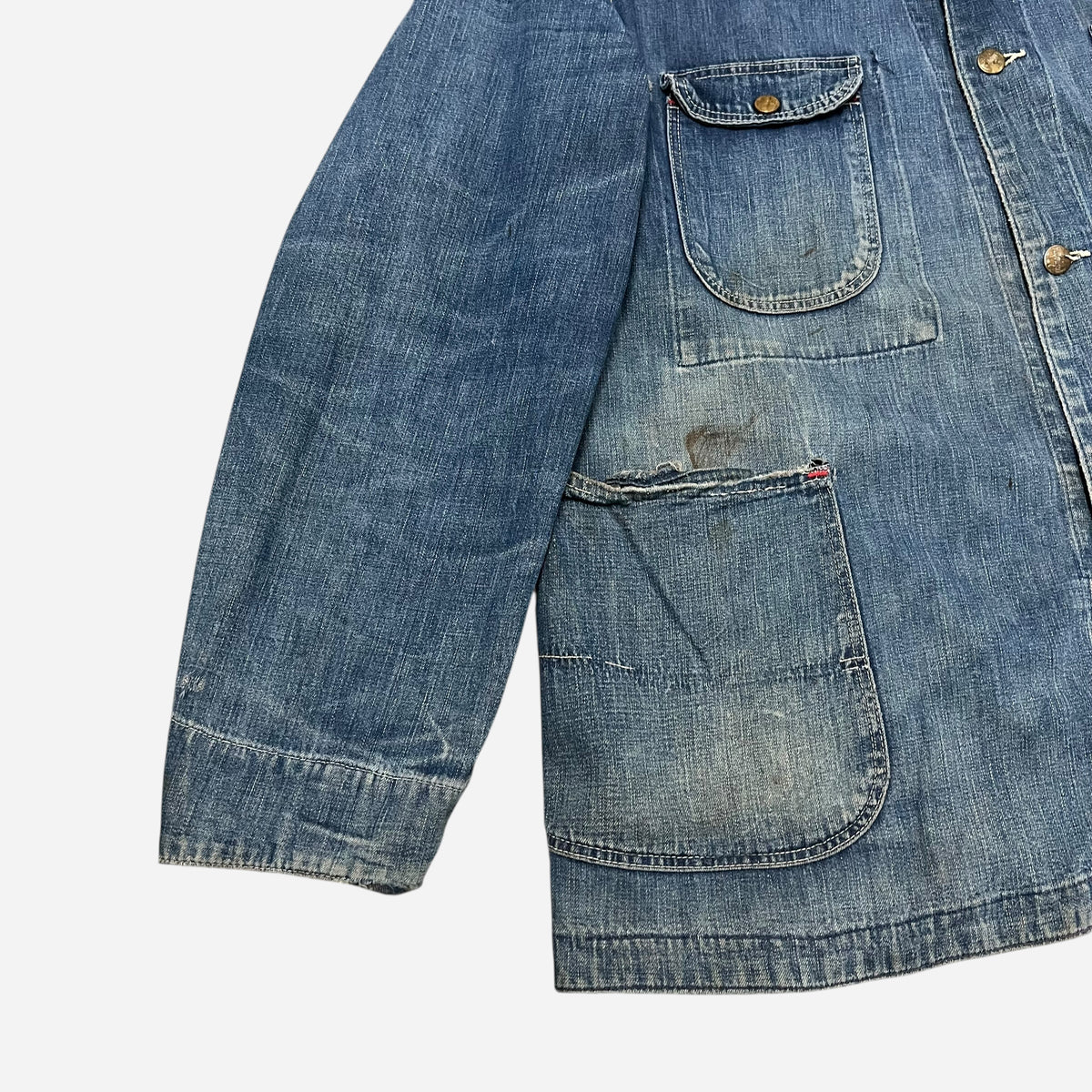 1950s Sanforized denim chore jacket (XL)