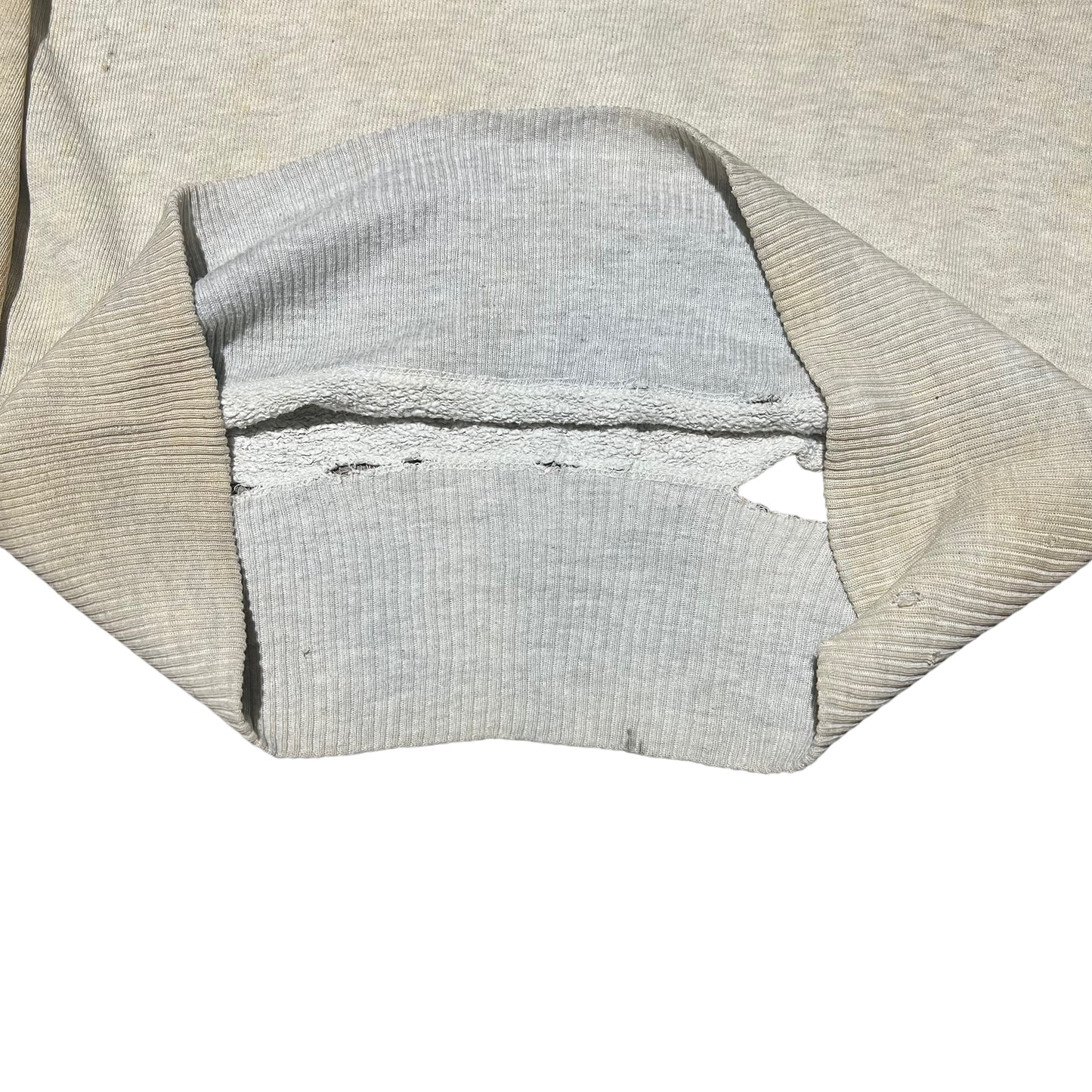 1930s 1940s Grey single v sweatshirt (S/M)