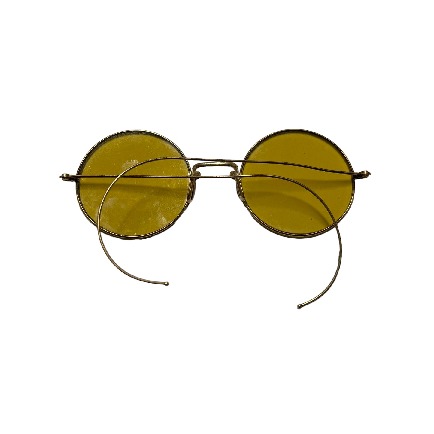 1910s Wilson goggles eye protection gold plated