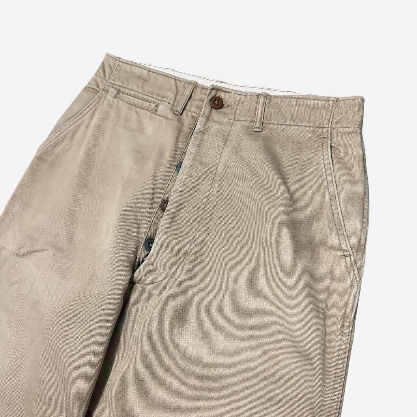 1940s WWII US Army khaki chino pants (30w)